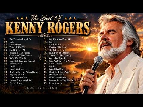 Kenny Rogers Greatest Hits Mix Full Album 🌵She Believes In Me🔥The Best Of Country Songs Of All Time