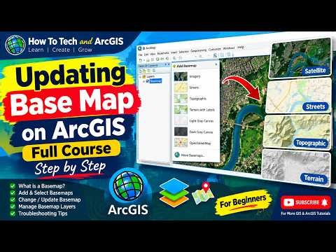 Updating Basemap on ArcGIS Full Course Step by Step | Beginner Tutorial |Lab 4 |