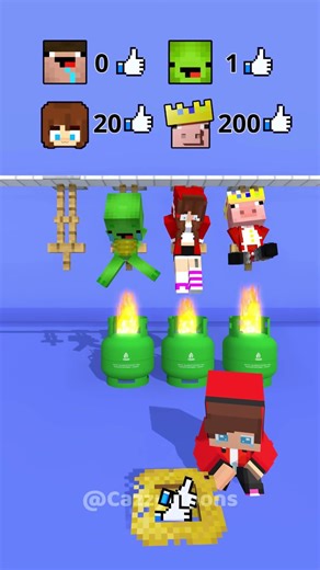 Help Everyone Escape The exploding Gas 😩🥹 - MAIZEN Minecraft Animation