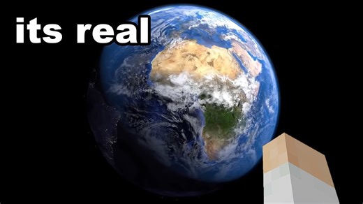 I beat Minecraft on Earth 11000 scale