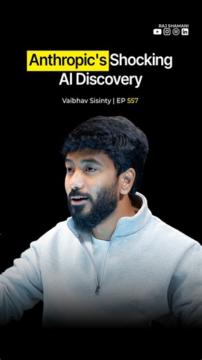 This Anthropic's AI Study Revealed A Huge Problem | @vaibhavsisinty - Raj Shamani #shorts