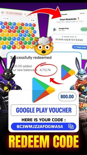 Free Redeem Code 500 | Google Play Store Redeem Code | How to Get Free Redeem Codes 2026 #redeemcode