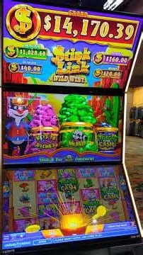 Stink Link Stinking Rich Wild West Slot Machine Game Bonus BIG WIN! Slots Casino WOW!
