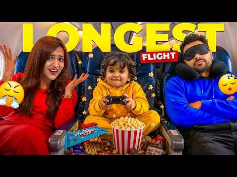Our FIRST CLASS flight to INDIA (with 3 Year old) 😍
