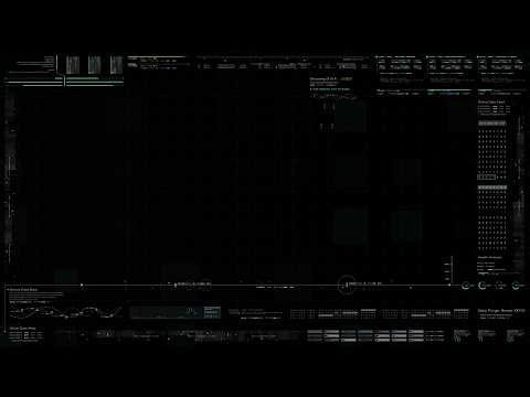 1 HOUR 4K Tech HUD Interface - Seamless Grid Motion Background Loop [No Copyright] DROP #86