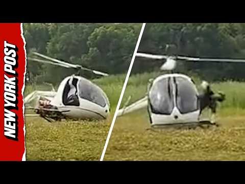 Helicopter Passengers Tossed Like Rag Dolls After Brutal Emergency Landing in China