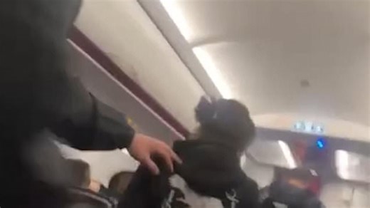 'Unruly drunk' passenger is escorted off flight from UK to Egypt