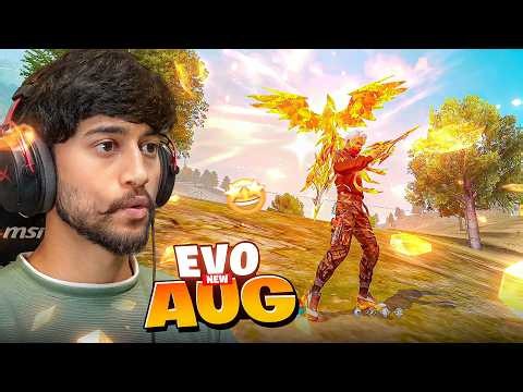 Double Evo Aug Gun is Crazy! 🔥 Full Gameplay Aug Only in Pro Lobby