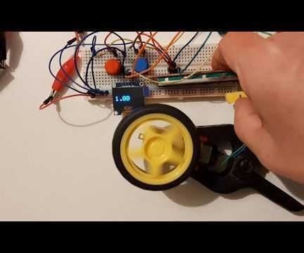 Arduino Control DC Motor Speed and Direction Using a Potentiometer, OLED