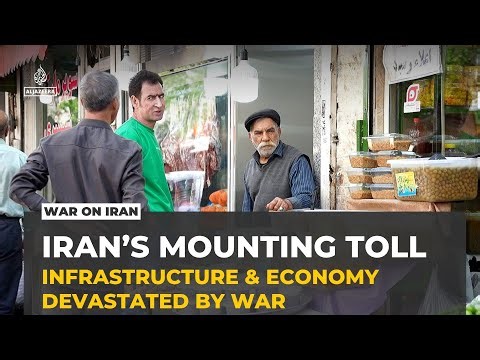 War devastation in Iran leaves thousands dead and economy under strain