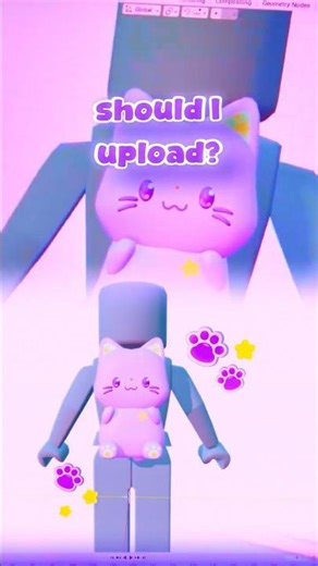 ✨FIRST Ever ROBLOX UGC💜#robloxugc #blender