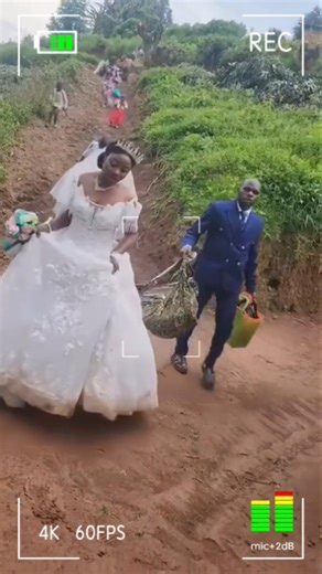 She Walks, The Whole Village Celebrates #africanwedding #tradition #wedding