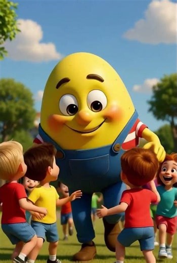 🎵 “Humpty Dumpty Nursery Rhyme 🥚 | #nurseryrhyme #cartoon #nurserysong #animation #viral #trending