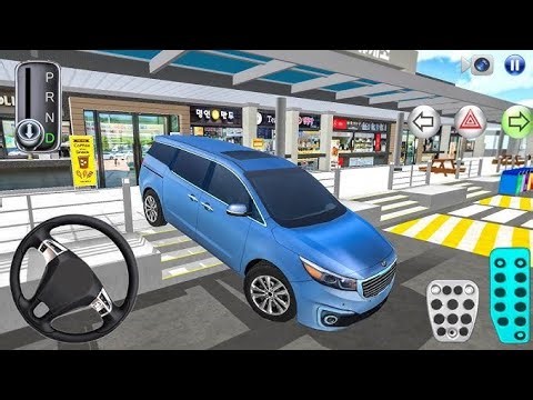 New KIA Carnival Car Parked on Highway Rest Area _3D Driving Class_Ultra Graphics For Mobile Game