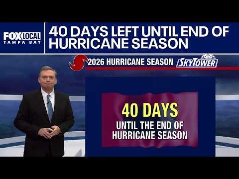 40 days left until end of hurricane season