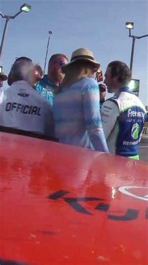 In-car view of Chastain vs. Suárez