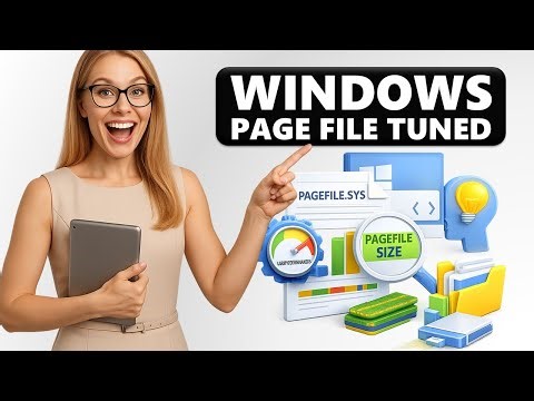 CONFIGURE WINDOWS 10/11 PAGE FILE SIZE and OPTIMIZE PERFORMANCE