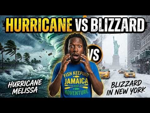Hurricane Melissa in Jamaica 2025 Vs Snow Storm in New York 2026 || True Life Podcast