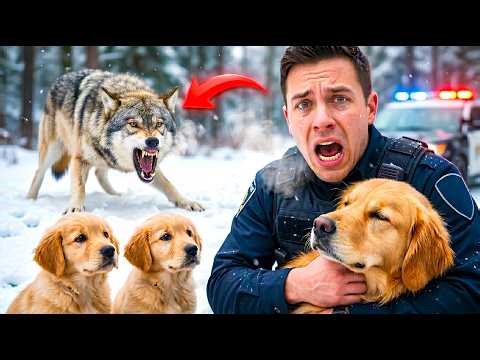 Wolf Attacked the Mother Dog… But Her Puppies Did the Unthinkable | Animal Rescue Story