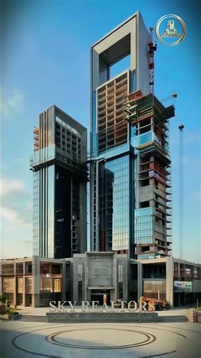 3D Architectural Visualization: High-Rise Development by Sky Realtors in Bahria Town Lahore
