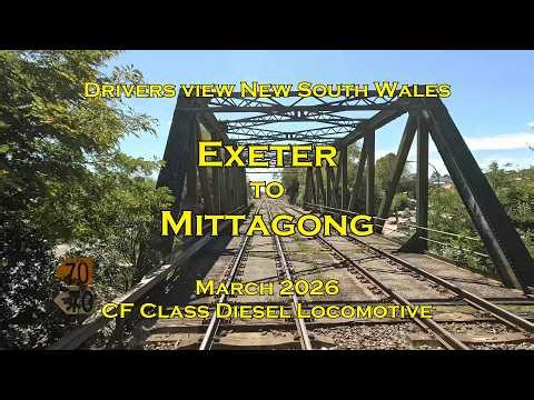 Drivers view NSW, Exeter to Mittagong, Mar 2026