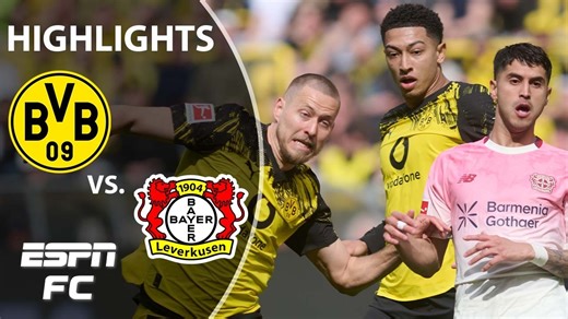 Borussia Dortmund vs. Bayer Leverkusen | Bundesliga Highlights | ESPN FC