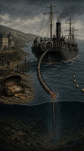 In 1858, Ships Spliced a Cable in the Middle of the Atlantic
