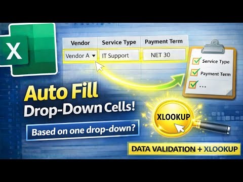 Auto-Fill Related Columns With One Drop-Down Selection