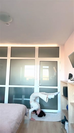 Working on new skills😛🙃#flexible #gymnastics #flexibility #contortion #acro