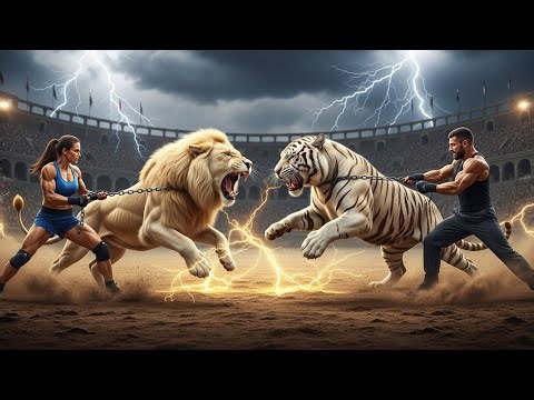⚔️ Massive Lion vs Ferocious Tiger | Wild Animal Fights Showdown
