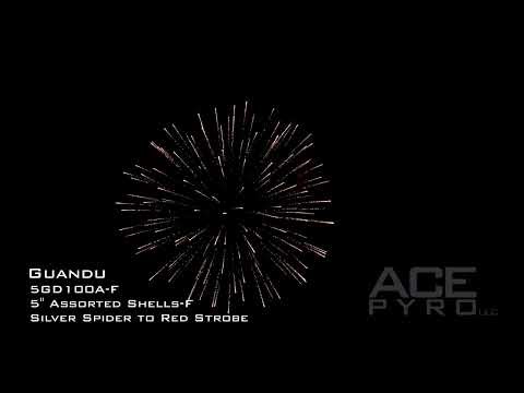 5GD100A-F Guandu 5" Assorted Shells-F (12 Effects)