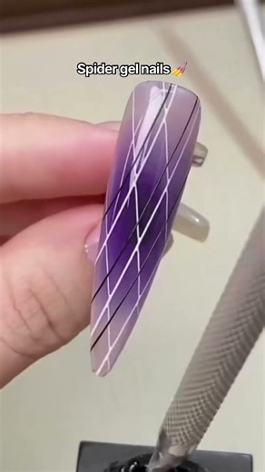 Easy Spider gel Nail art for beginners 💅#nailgelart #nails #nailart #nailpainting #nailideas