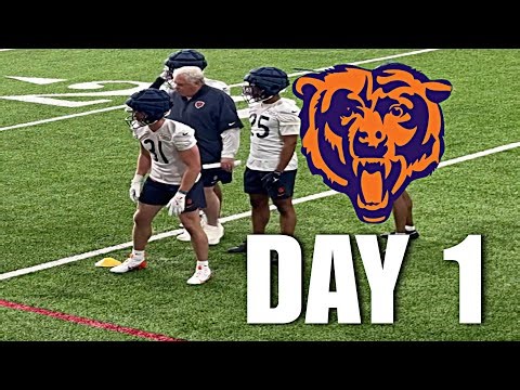 Chicago Bears FULL Rookie Minicamp DAY 1 HIGHLIGHTS: First Look at Rookies + MORE!