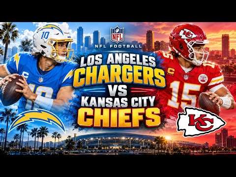 🔴 LIVE: Los Angeles Chargers VS Kansas City Chiefs | NFL Rivalry Spotlight