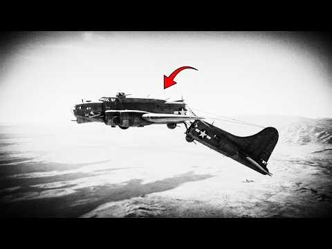 When 1 German Me 109 Sliced This B 17 – This Plane Still Landed