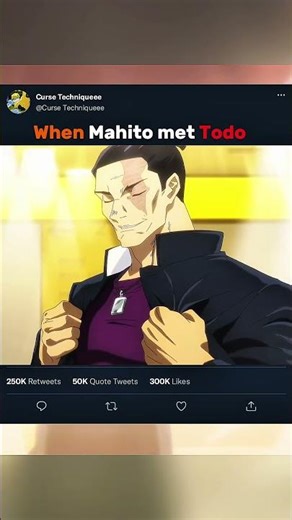 When Mahito met Todo | #jjk