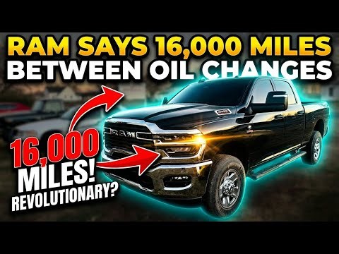 RAM Says I Only Need to Change my Oil Every 16,000 Miles - SHOCKED!