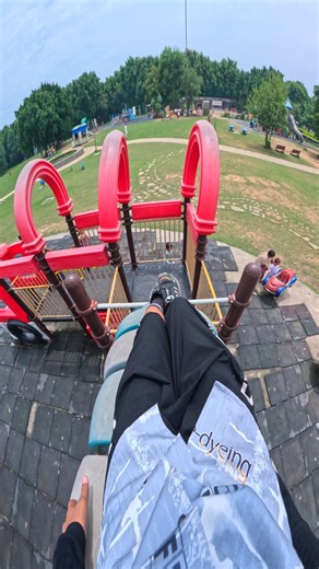 Crazy climb 😱 Across This Playground Parkour pov