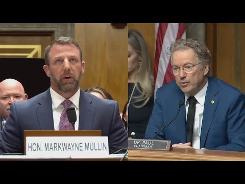 Sen. Rand Paul Confronts Sen. Markwayne Mullin At Hearing