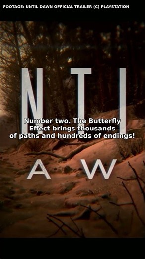 5 Until Dawn Facts You Did NOT Know! 😱 #shorts