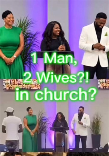 Pastor Israel Ford of LifeWorks Church in Wickliffe, Ohio, publicly introduced his second wife, Minister Shakayla Ford, to the congregation, with his first wife, Pastor Lydia Ford, standing alongside him. He claims that monogamy is not a biblical requirement. But does polygamy have a place in the Christian church? What are your thoughts on this? #Polygamy #BlackChurch #ChurchControversy #ForYourPage #FYP