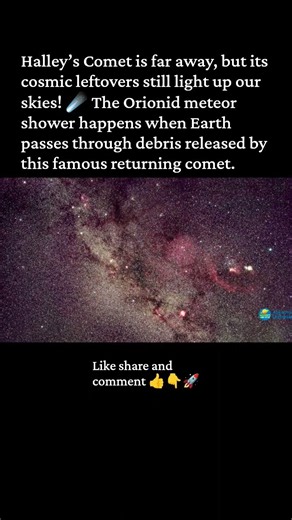 Halley’s Comet Returns to the Spotlight in Stunning Orionid Meteor Shower Photo! ☄️✨