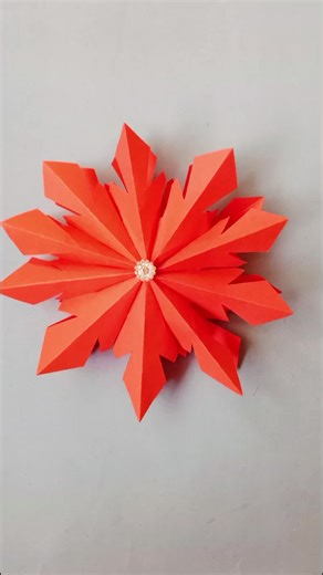 DIY 3D snowflake tutorial #DIY #christmas #papercraft #creatorsearchinsight #fyp