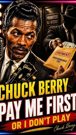 Chuck Berry REFUSED to Perform Until They Paid Him 😳💰 #short