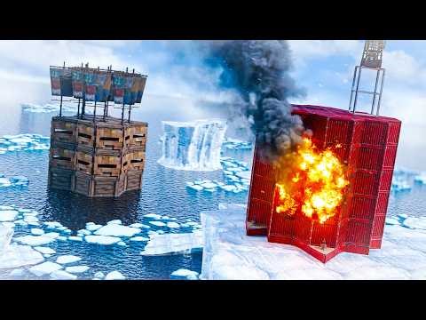 I Built an ICEFORTRESS on Wipeday - Solo Rust