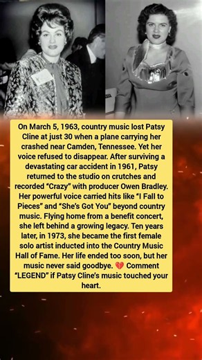 Patsy Cline: The Tragic Story of a Voice That Never Died 💔🎤