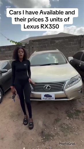 Cars I have Available and their prices 3 units of Lexus RX350 #viraltiktok #fyp