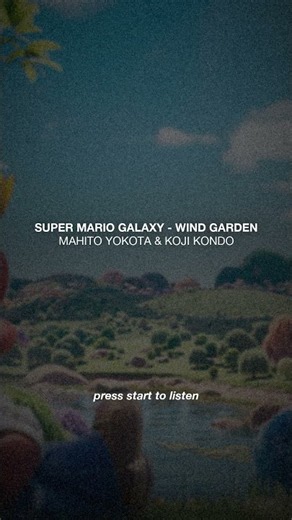 Soundtracks to study/relax to: Wind Garden (Super Mario Galaxy) 📚 #Shorts