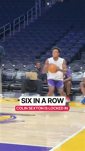 Colin Sexton is ready for his Lakers debut 🔥