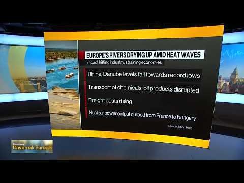 How Extreme Heat Affects Europe's Key Rivers